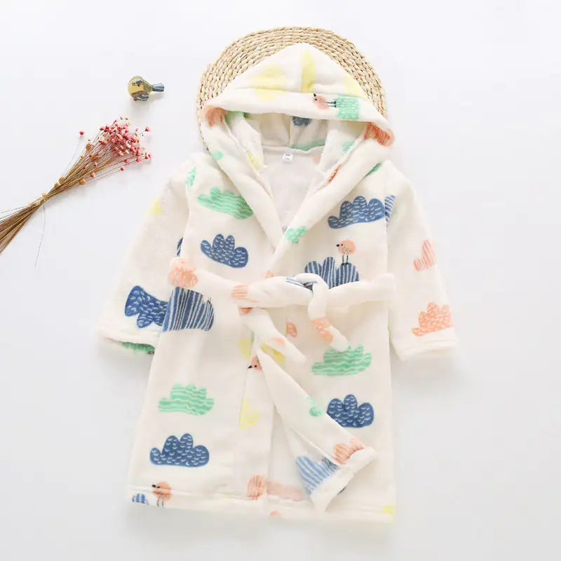 Children's Flannel Bathrobes