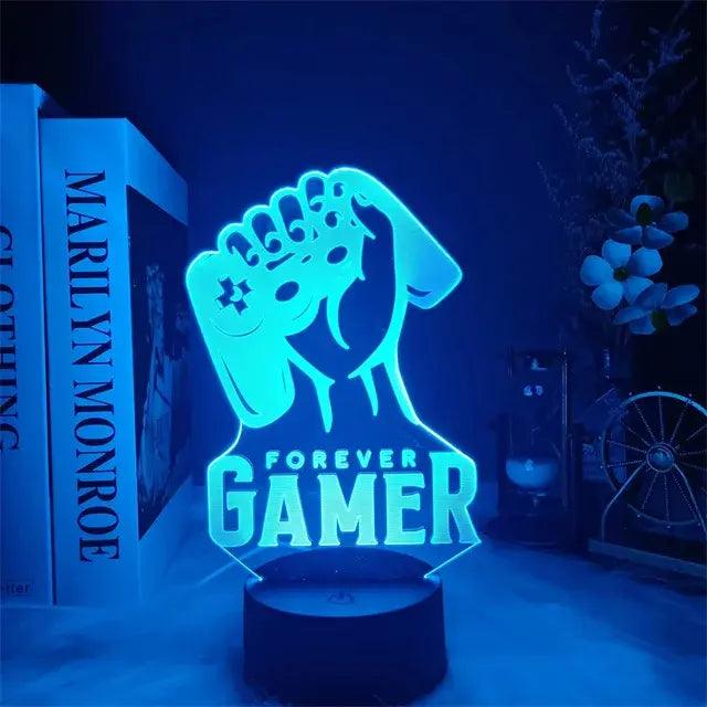 3D LED Lamp for Game Room