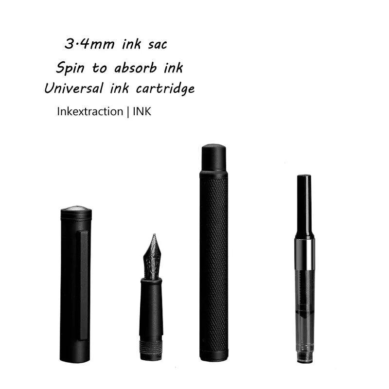 Samurai Black Metal Fountain Pen