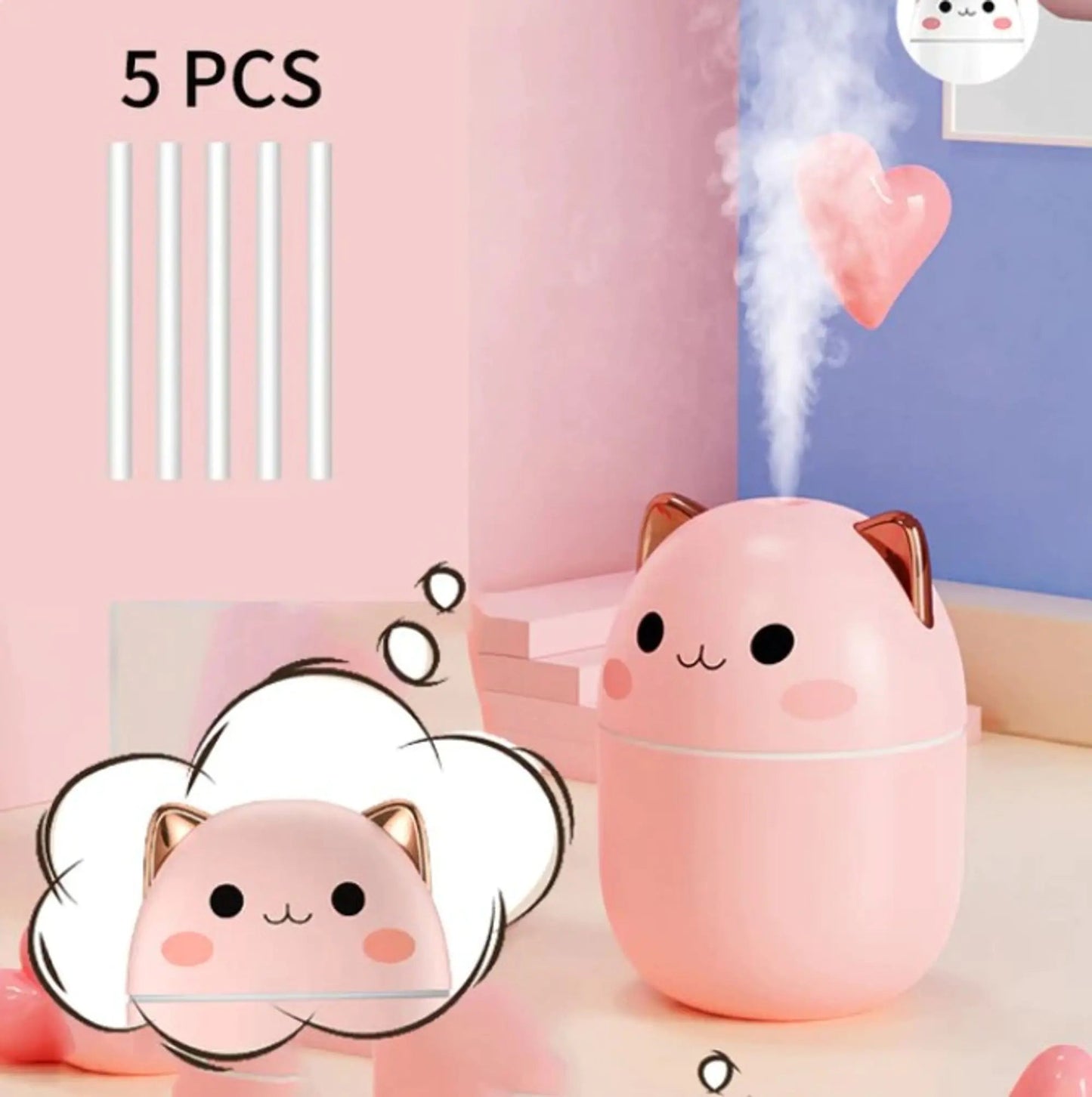 Say Goodbye to Dry Air with the Cute Cat Humidifier