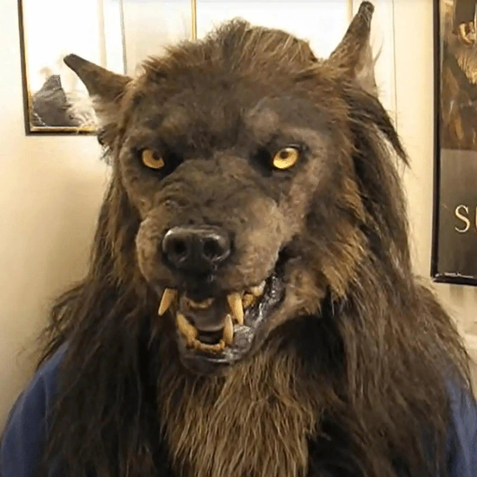 Scary Halloween Wolf Mask