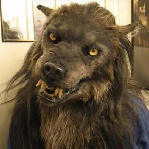 Scary Halloween Wolf Mask