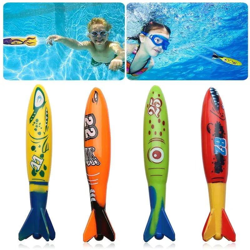 Shark Dive Rocket: Enhance Swimming Skills and Pool Fun for Kids