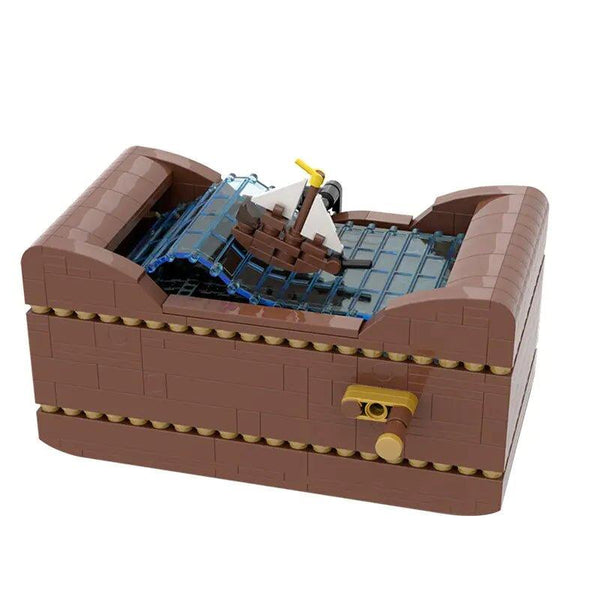 Explore the Ship At Sea Building Blocks Toy