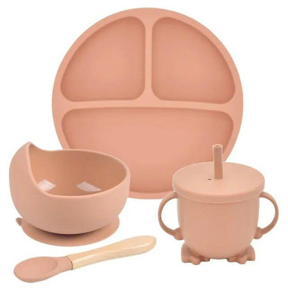 Silicone Baby Feeding Spoon Set