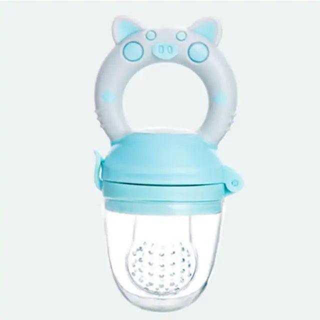 Silicone Teether & Fresh Food Feeder for Babies (3-12 Months)