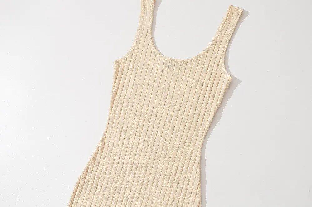 Simple Bodycon Knit Dress