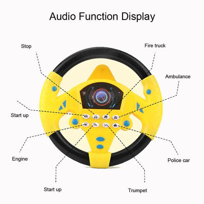 Simulation Copilot Steering Wheel Toy