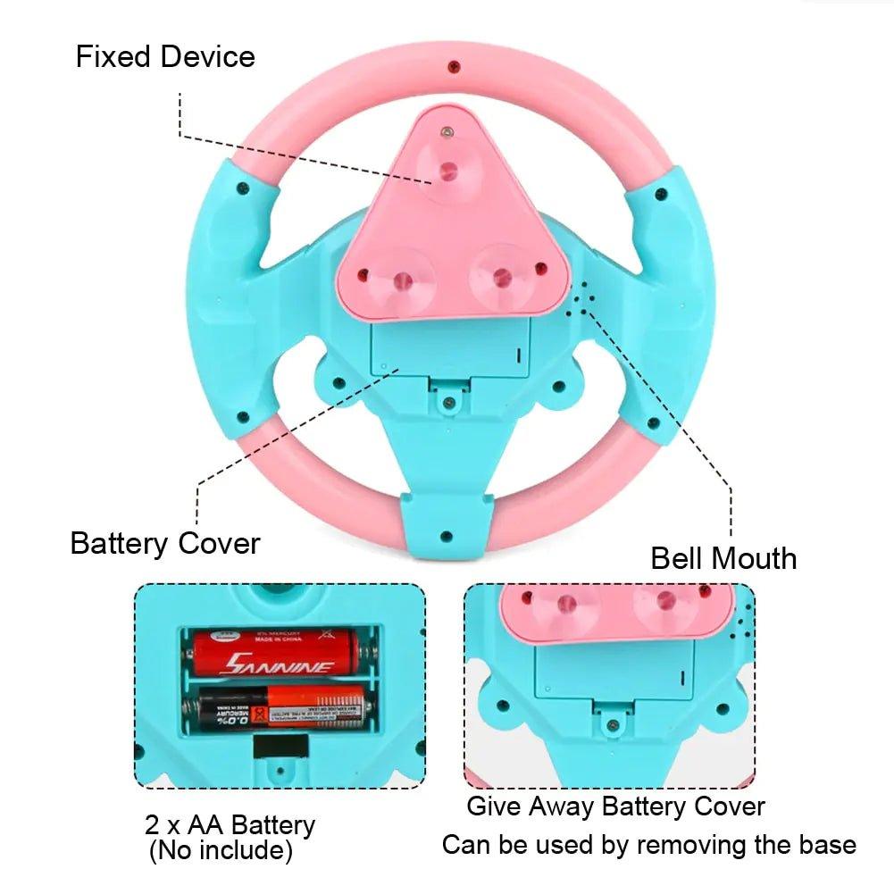 Simulation Copilot Steering Wheel Toy