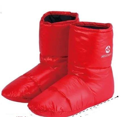 Sleeping Bag Accessories White Duck Down Slippers