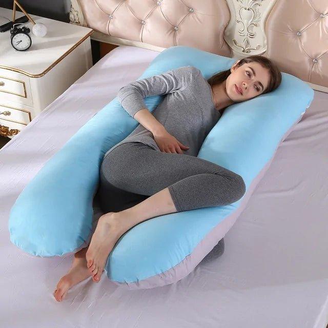 Sleeping Support Pillow For Pregnant Women Body PW12 100% Cotton Rabbit Print U Shape Maternity Pillows Pregnancy Side Sleepers