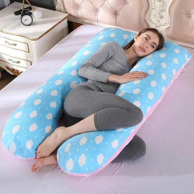 Sleeping Support Pillow For Pregnant Women Body PW12 100% Cotton Rabbit Print U Shape Maternity Pillows Pregnancy Side Sleepers