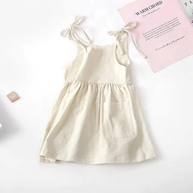 Sleeveless Cotton Toddler Girl Dress