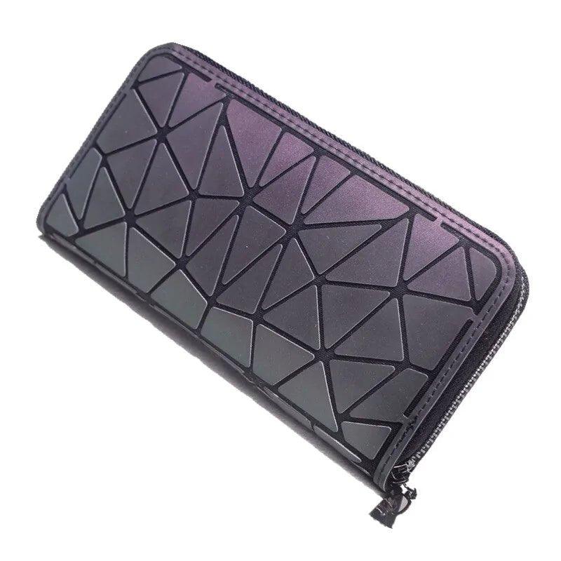 Slim Thin Geometric - Patterned Wallet