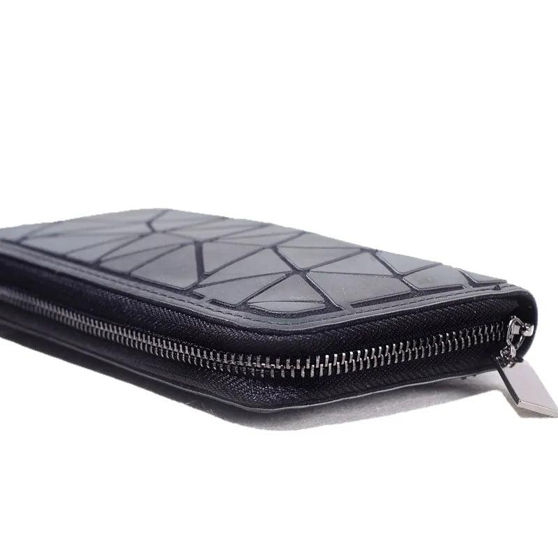 Slim Thin Geometric - Patterned Wallet