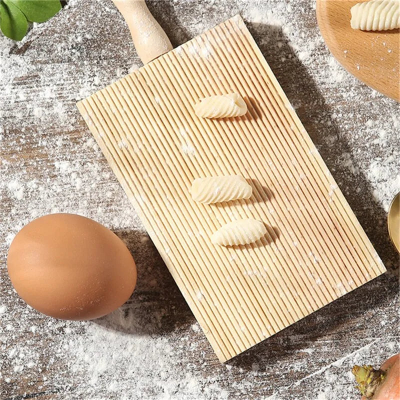 Master Homemade Pasta Effortlessly with the Perfect Wooden Pasta Maker Board - Home Kartz