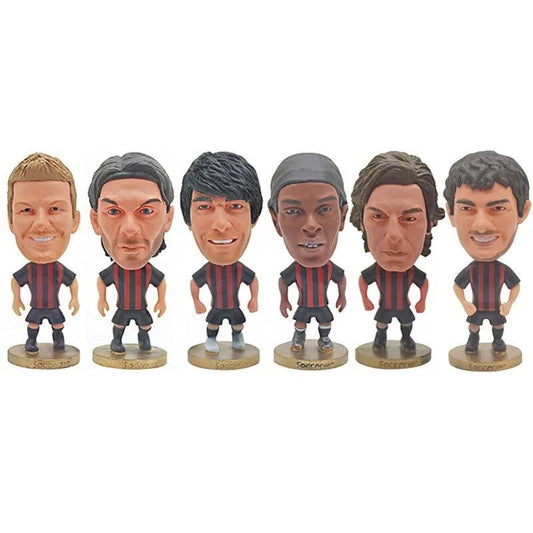 Soccer Milan Football Star 6.5cm PVC Action Figure Toy