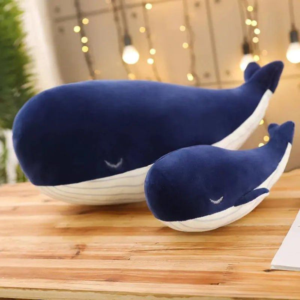 Adorable Soft Little Blue Whale Plush Toy - 25CM