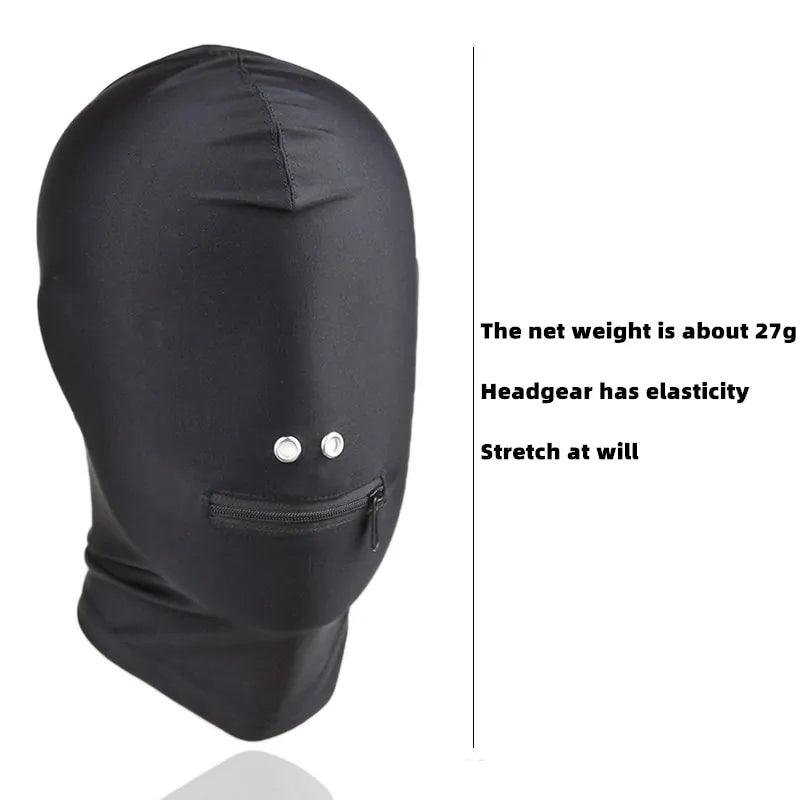 Spandex Open Mouth Hood Mask