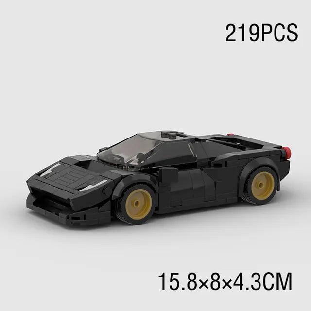 Speed Champions New City Technique Racing Car Building Brick Set