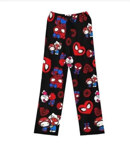 Spider - man Cotton Loose Ladies Pajama Pants