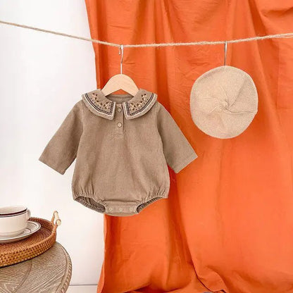 Spring Embroidered Baby Bodysuit - Home Kartz