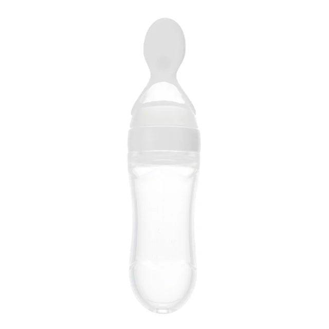 Squeezing Feeding Bottle Silicone Newborn Baby