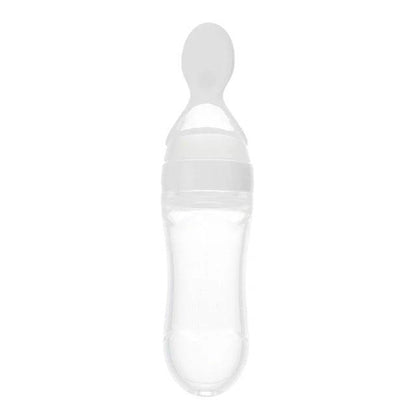 Squeezing Feeding Bottle Silicone Newborn Baby