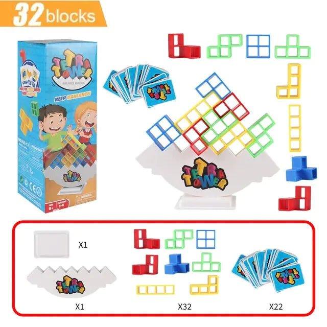 Stacking Blocks Tetra Tower Balance Game