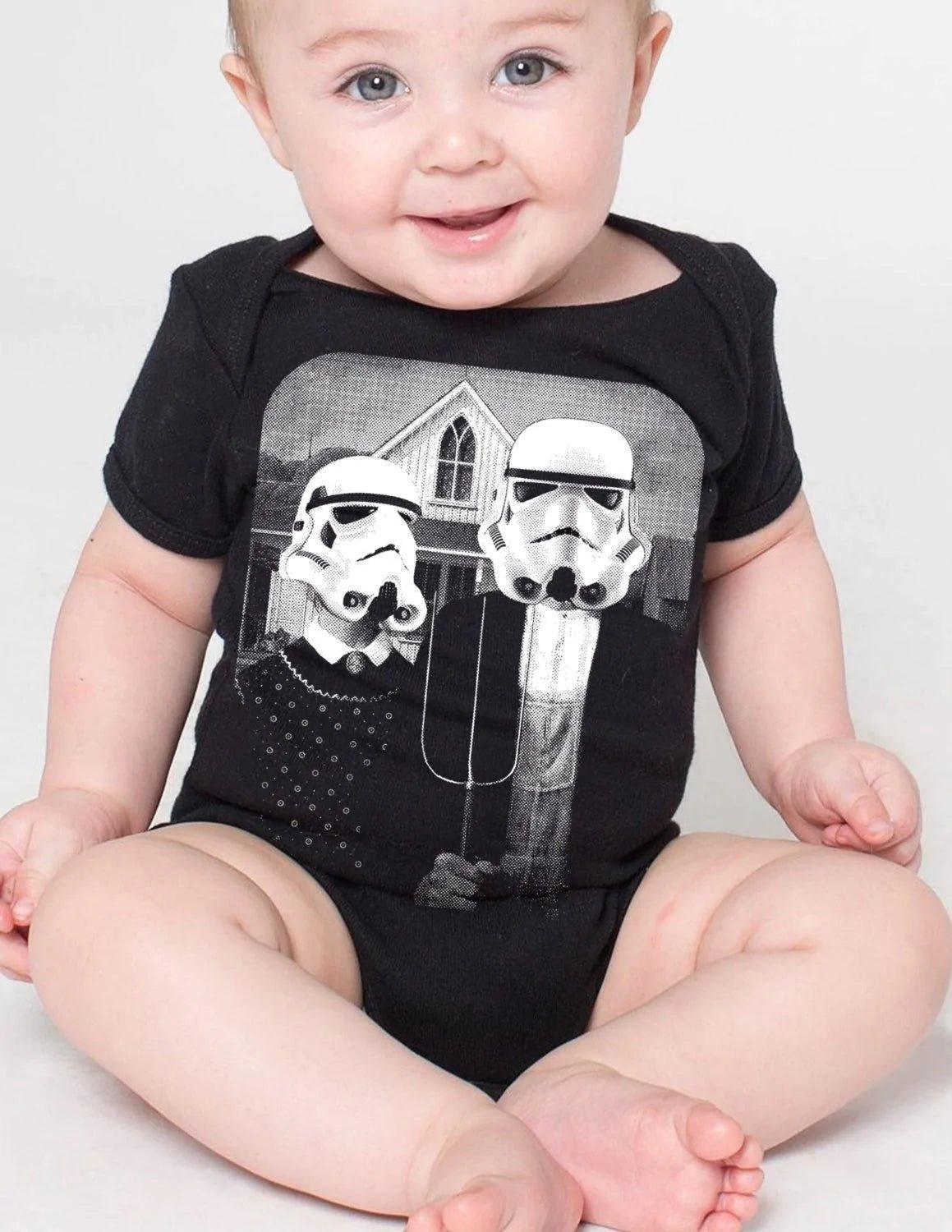 Star Wars American Gothic Onesie: A Galactic Twist on Classic Comfort