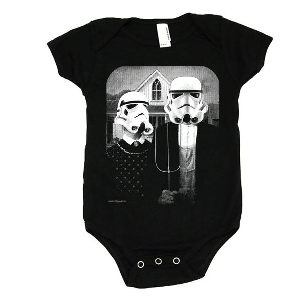 Star Wars American Gothic Onesie: A Galactic Twist on Classic Comfort