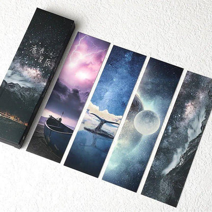 Starry Sky Paper Bookmarks