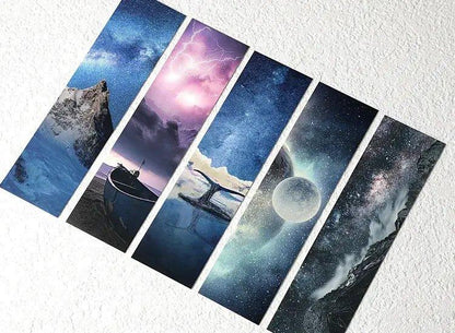 Starry Sky Paper Bookmarks