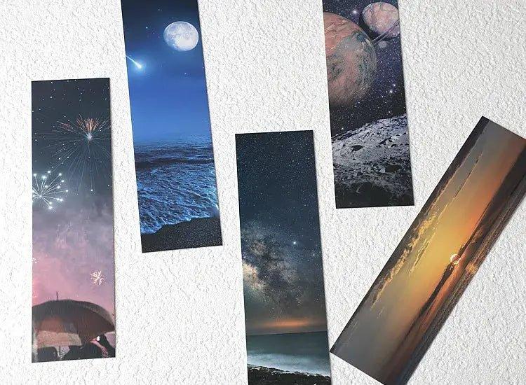 Starry Sky Paper Bookmarks