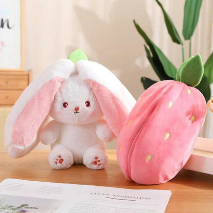 Strawberry Carrot Rabbit Plush Toy