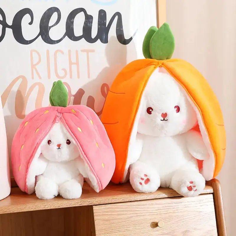 Strawberry Carrot Rabbit Plush Toy