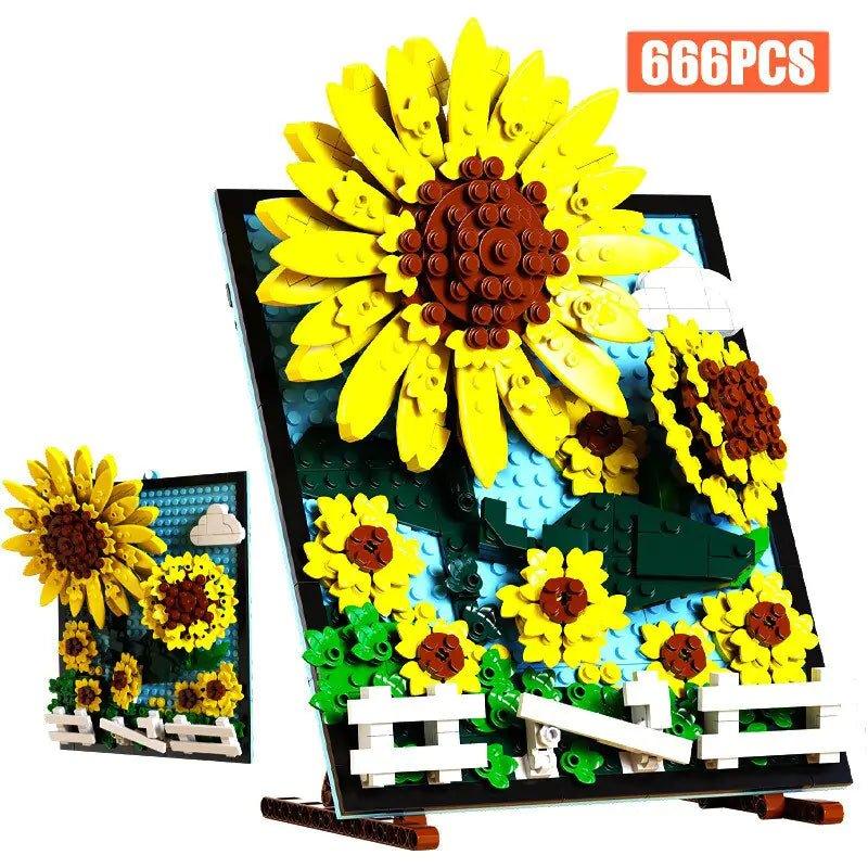 Sunflower Mosaic Bricks Toy