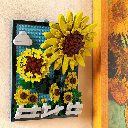 Sunflower Mosaic Bricks Toy