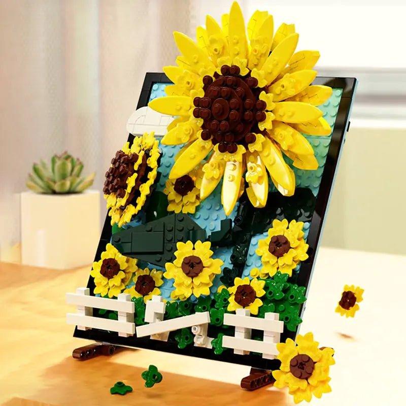 Sunflower Mosaic Bricks Toy