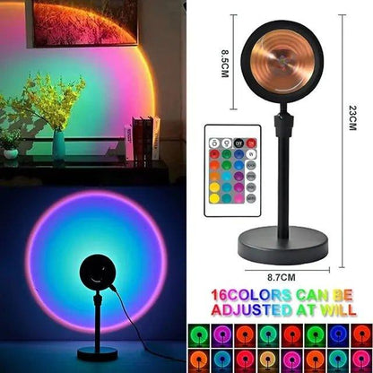 Sunset Rainbow Lamp Projection Night Light