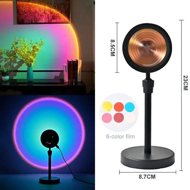 Sunset Rainbow Lamp Projection Night Light