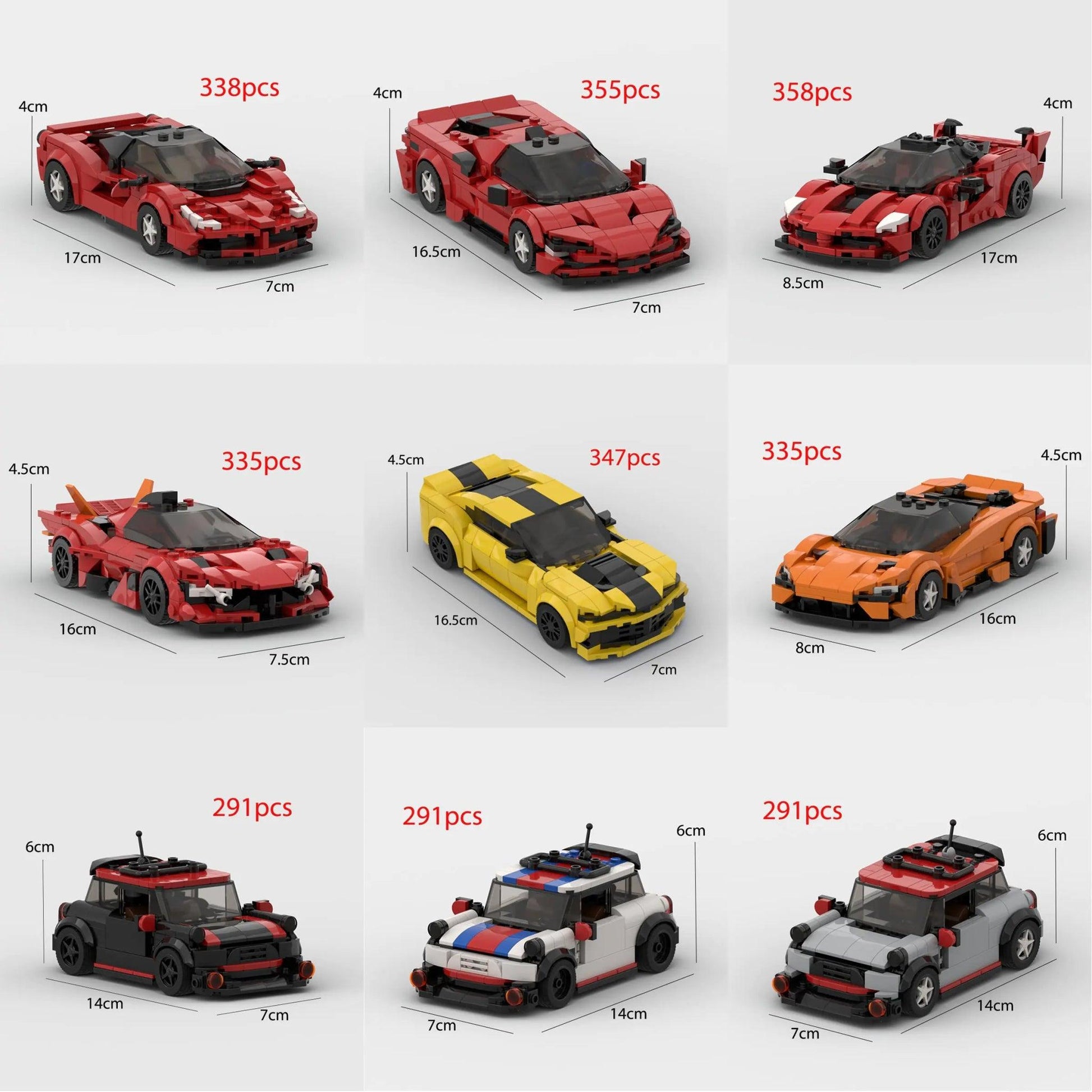 Supercar DIY Building Blocks Set