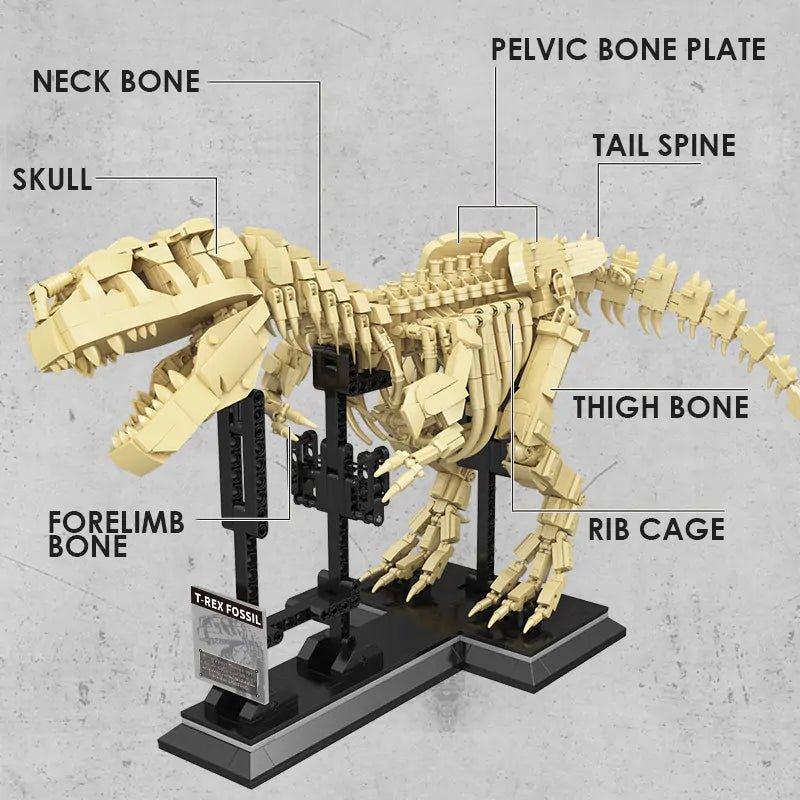 T - Rex Dinosaurs Fossil Building Blocks