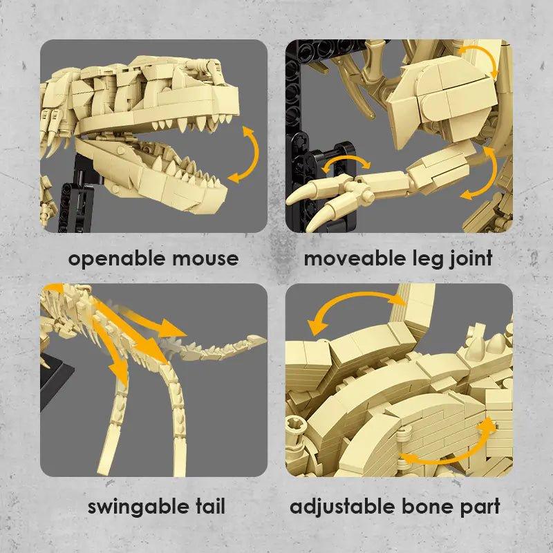 T - Rex Dinosaurs Fossil Building Blocks