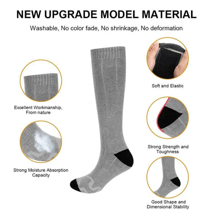 Three Modes Elastic Comfortable Water Resistant Electric Warm Sock Set