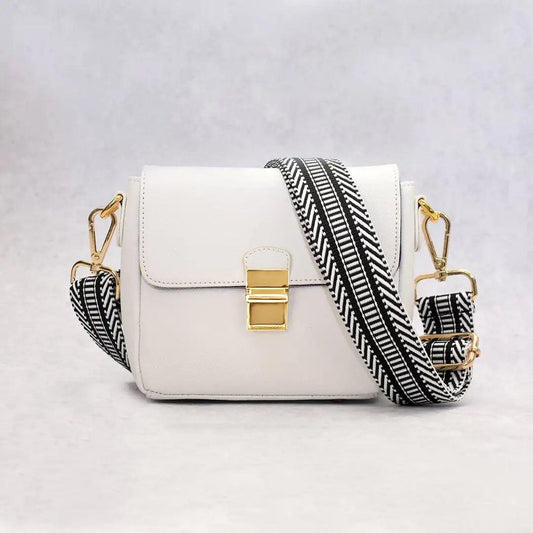 Tiny Leather Handbag - White (Option 2)