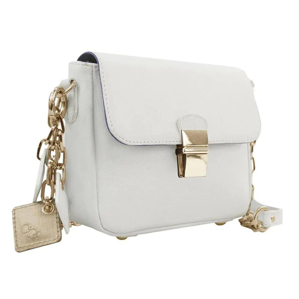 Tiny Leather Handbag - White (Option 2)