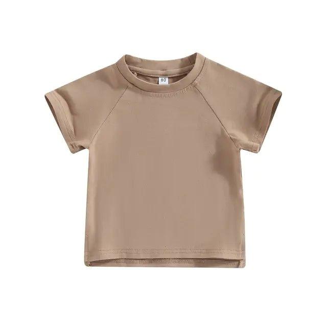 Toddler Kids Baby Girls Boys Summer Casual Tops