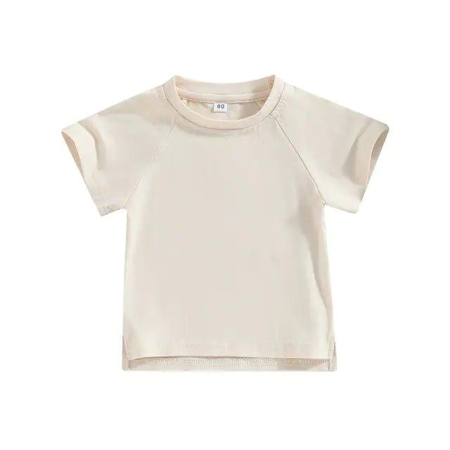 Toddler Kids Baby Girls Boys Summer Casual Tops