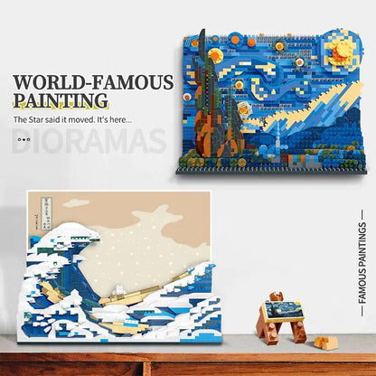 Transform Playtime into an Artistic Journey: Microbrick MOC Art Painting